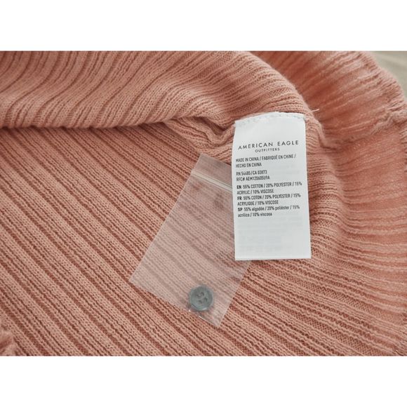 AMERICAN EAGLE | NWT American Eagle Ribbed V-neck Crop Top Size MEDIUM - Picture 6 of 8